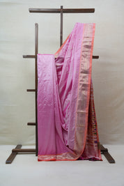 Pink Silk Paithani Saree - SRPSPS684
