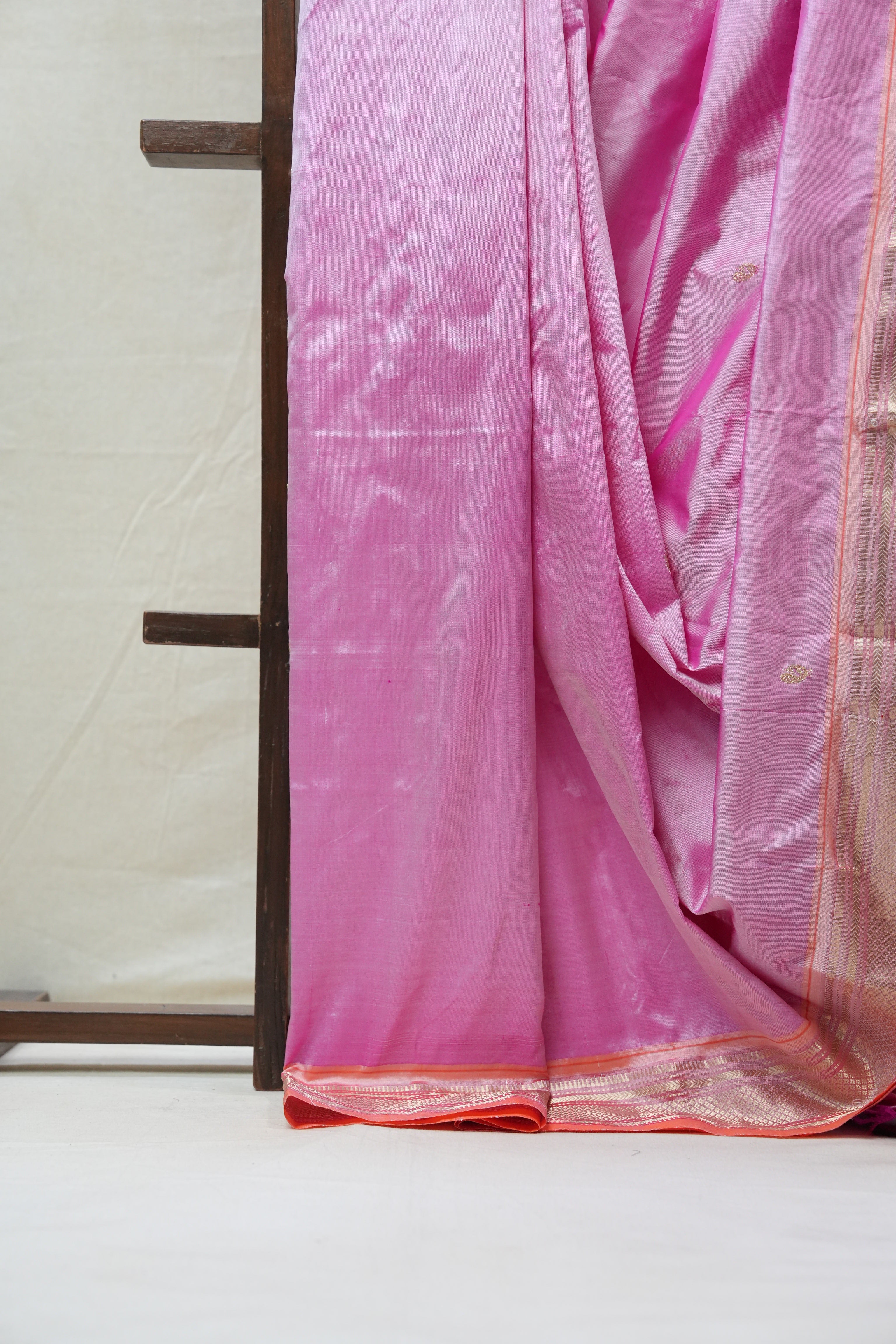 Pink Silk Paithani Saree - SRPSPS684