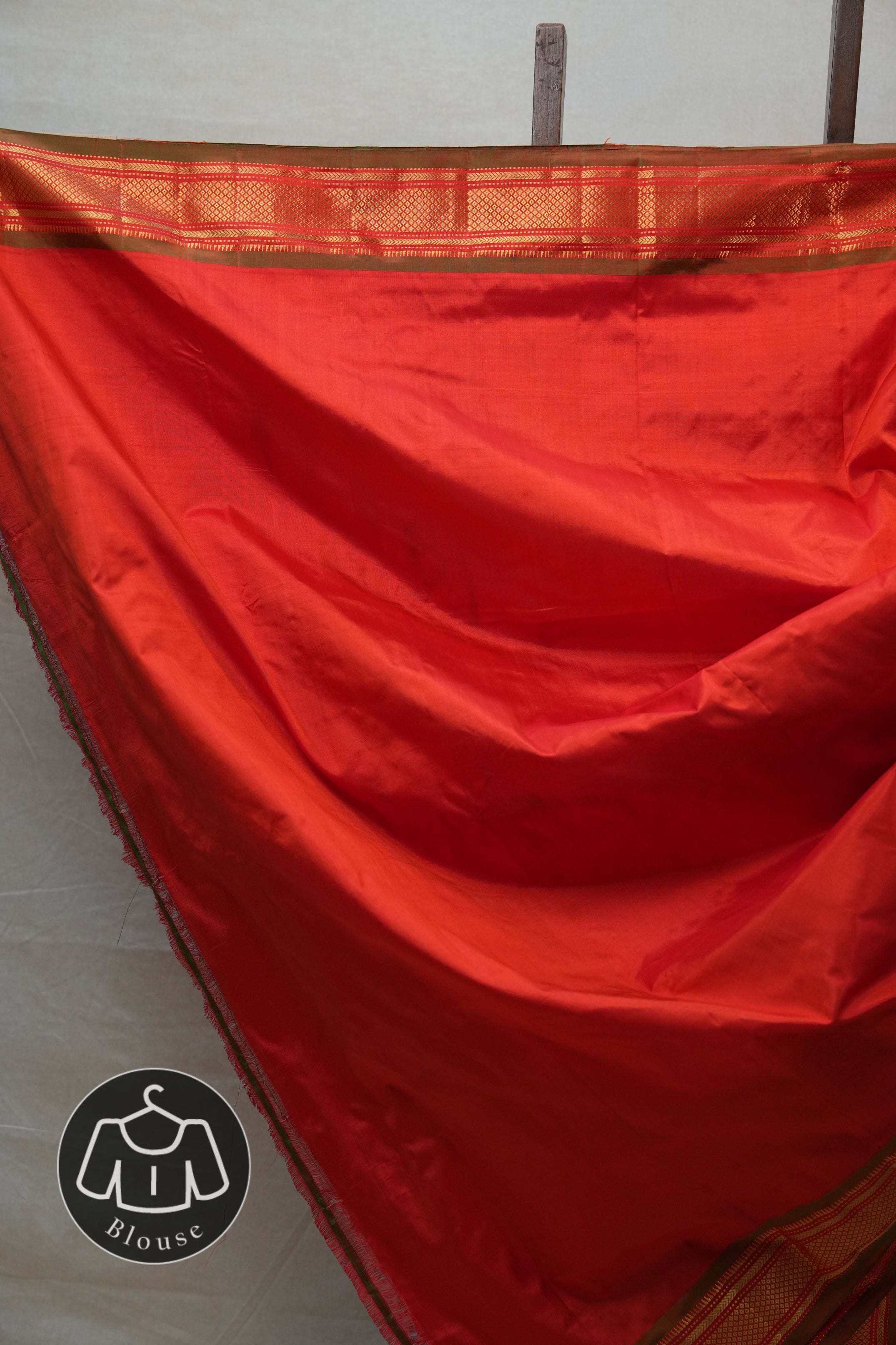 Red Silk Paithani Saree - SRRSPS657