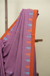 Dual Tone Purple Bengal Mul Cotton Saree - SRDTPBMCS074