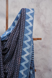 Black HBP Cotton Saree - SRBCS2424