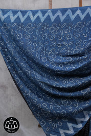 Black HBP Cotton Saree - SRBCS2424