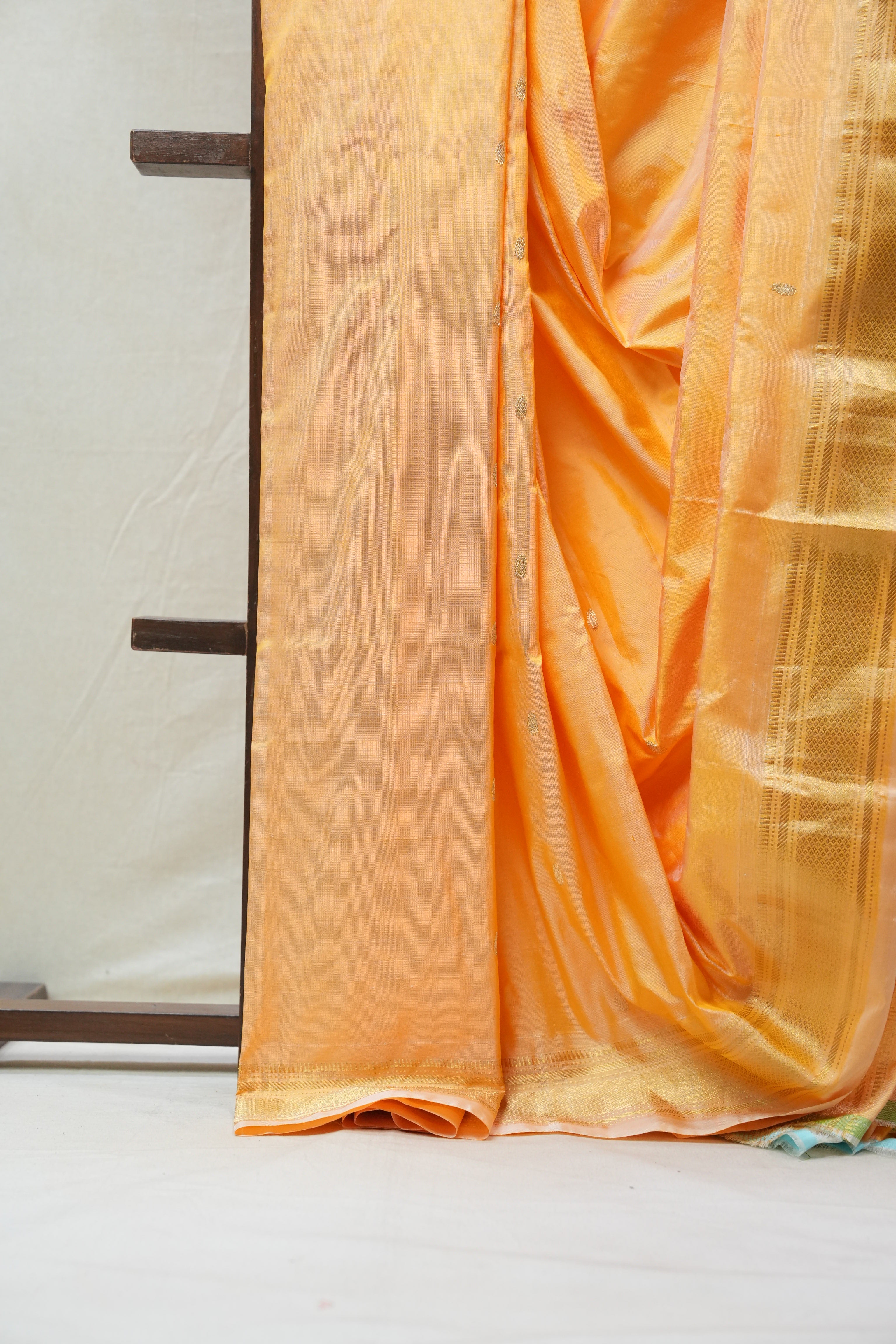 Cream Yellow Silk Paithani Saree - SRCYSPS658