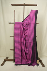 Pink Bengal Cotton Saree - SRPBCS181
