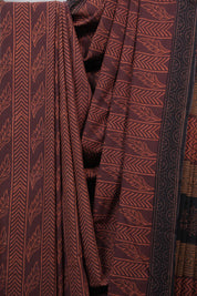 Maroon HBP Cotton Saree - SRMCS2429