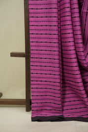 Pink Bengal Cotton Saree - SRPBCS181