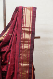Maroon Silk Paithani Saree - SRMSPS662