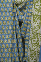 Blue HBP Cotton Saree - SRBCS3747