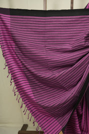 Pink Bengal Cotton Saree - SRPBCS181
