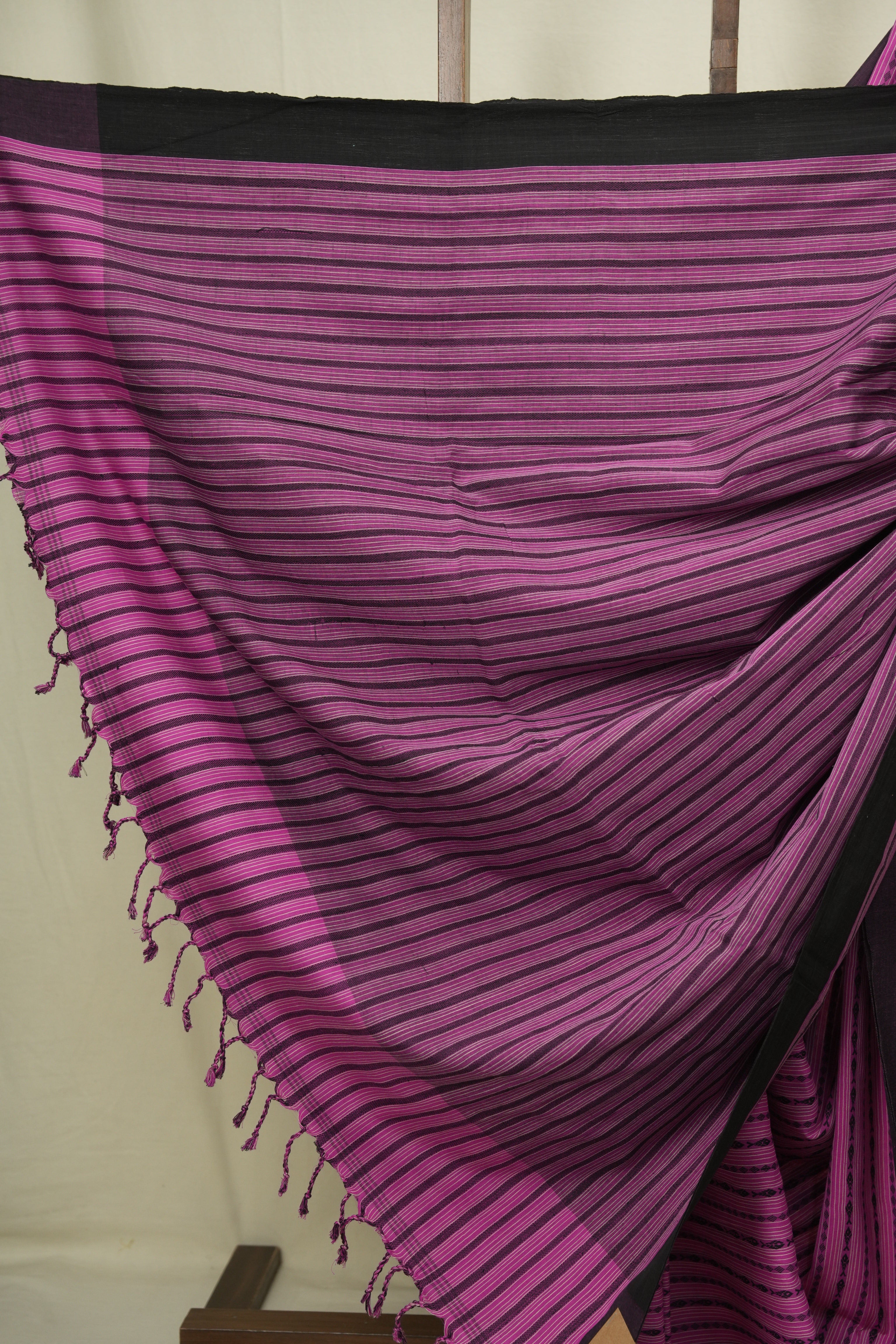 Pink Bengal Cotton Saree - SRPBCS181