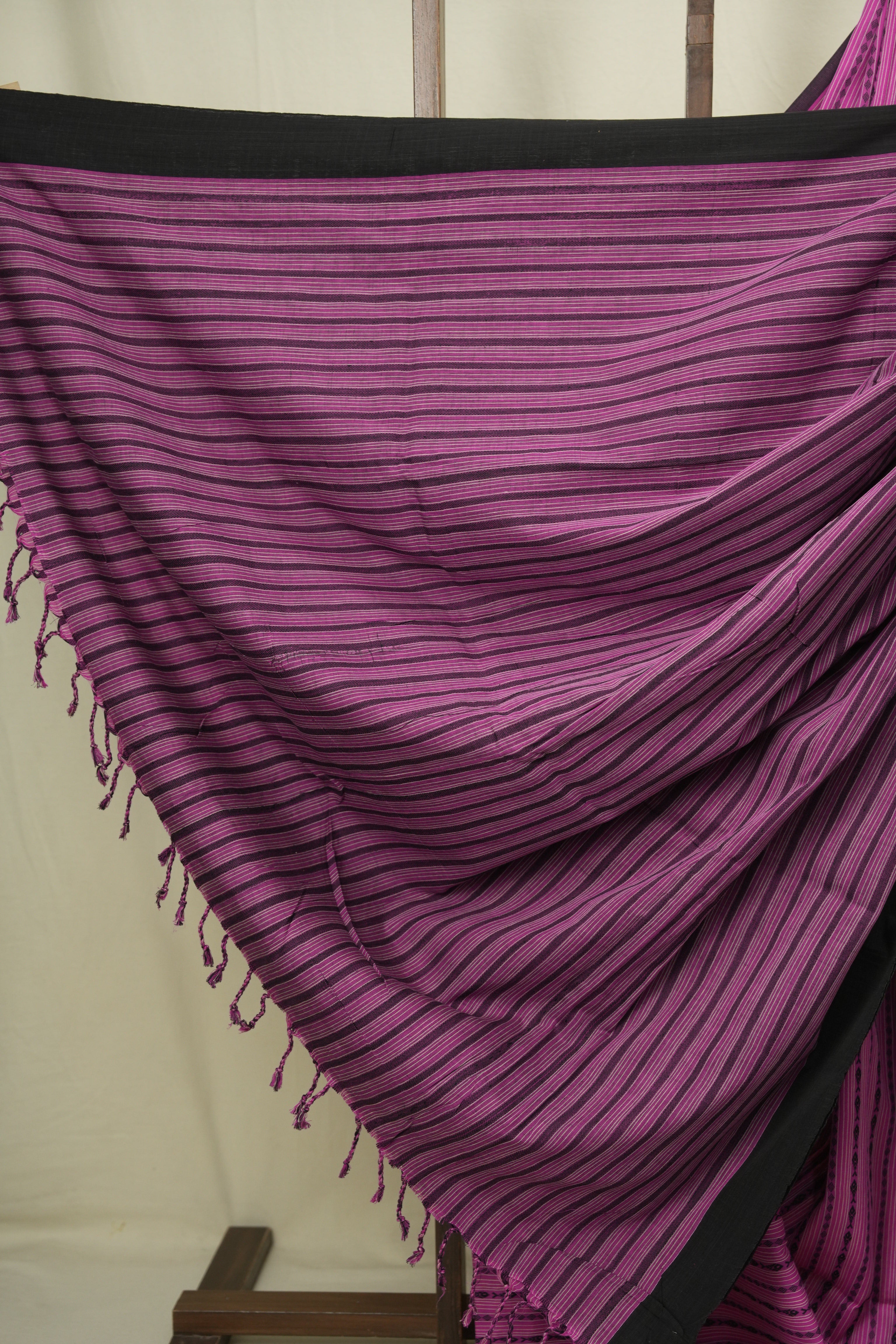 Pink Bengal Cotton Saree - SRPBCS181