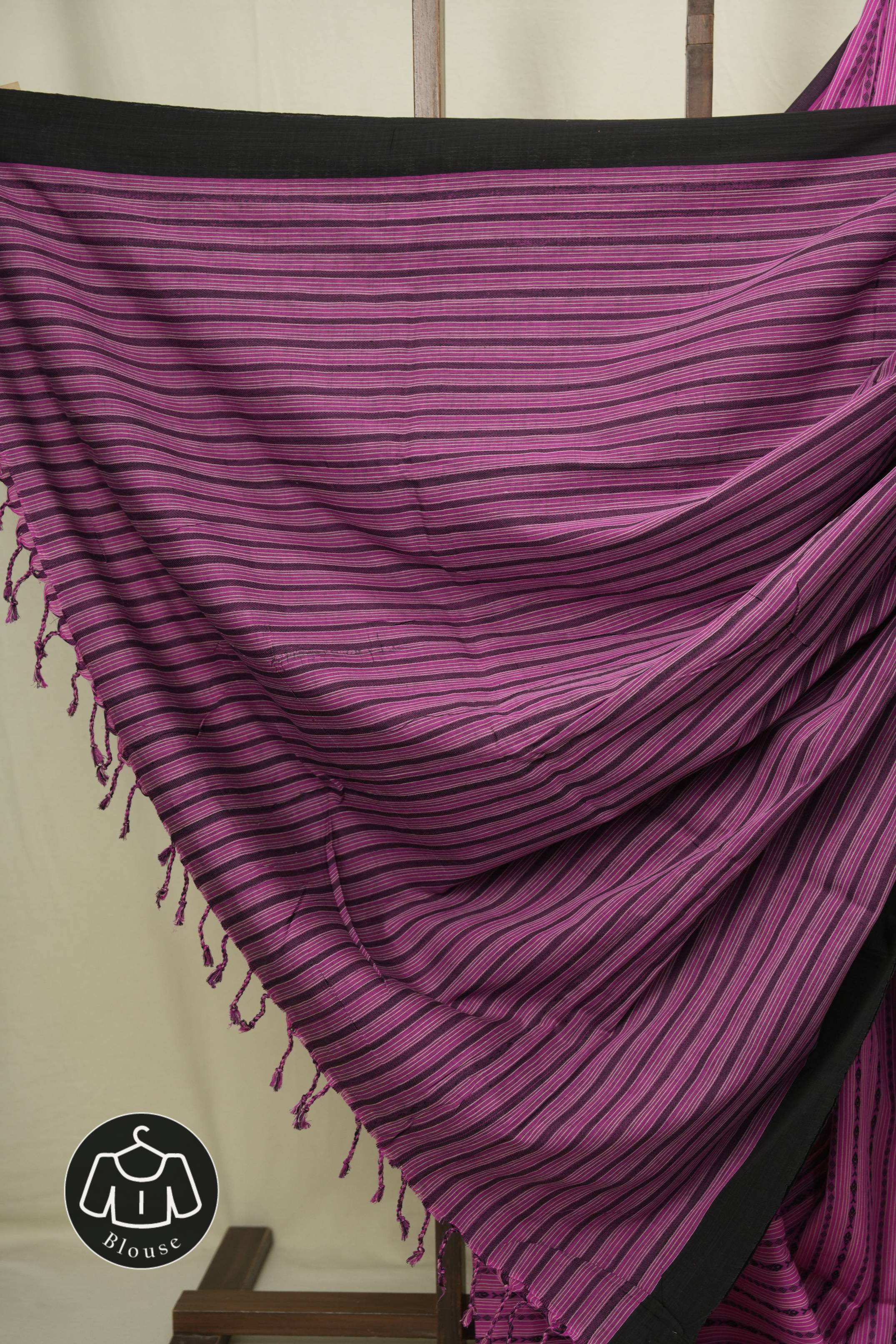 Pink Bengal Cotton Saree - SRPBCS181