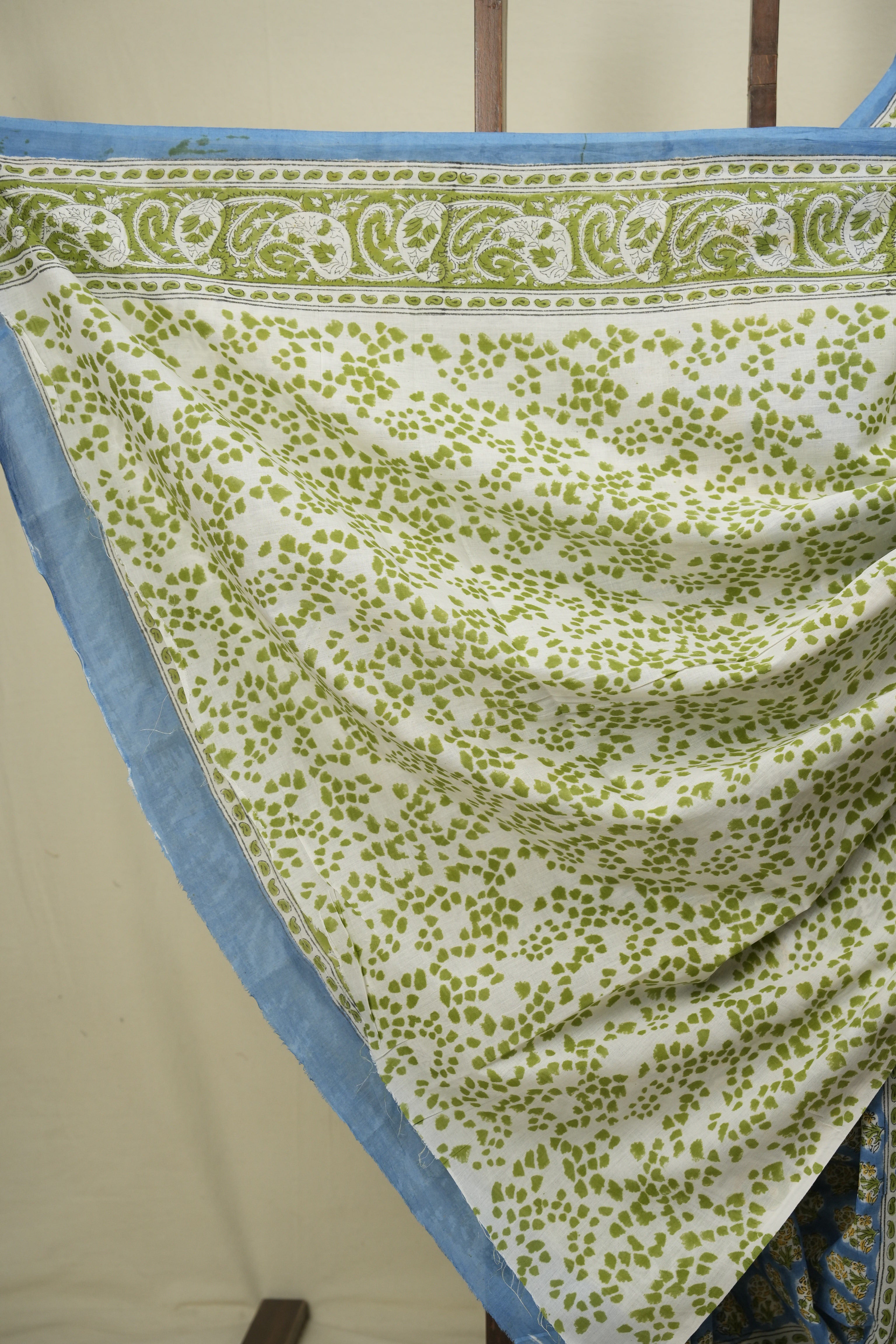 Blue HBP Cotton Saree - SRBCS3747