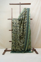 Cream HBP Cotton Silk Saree With Chanderi Border - SRCCSS1219