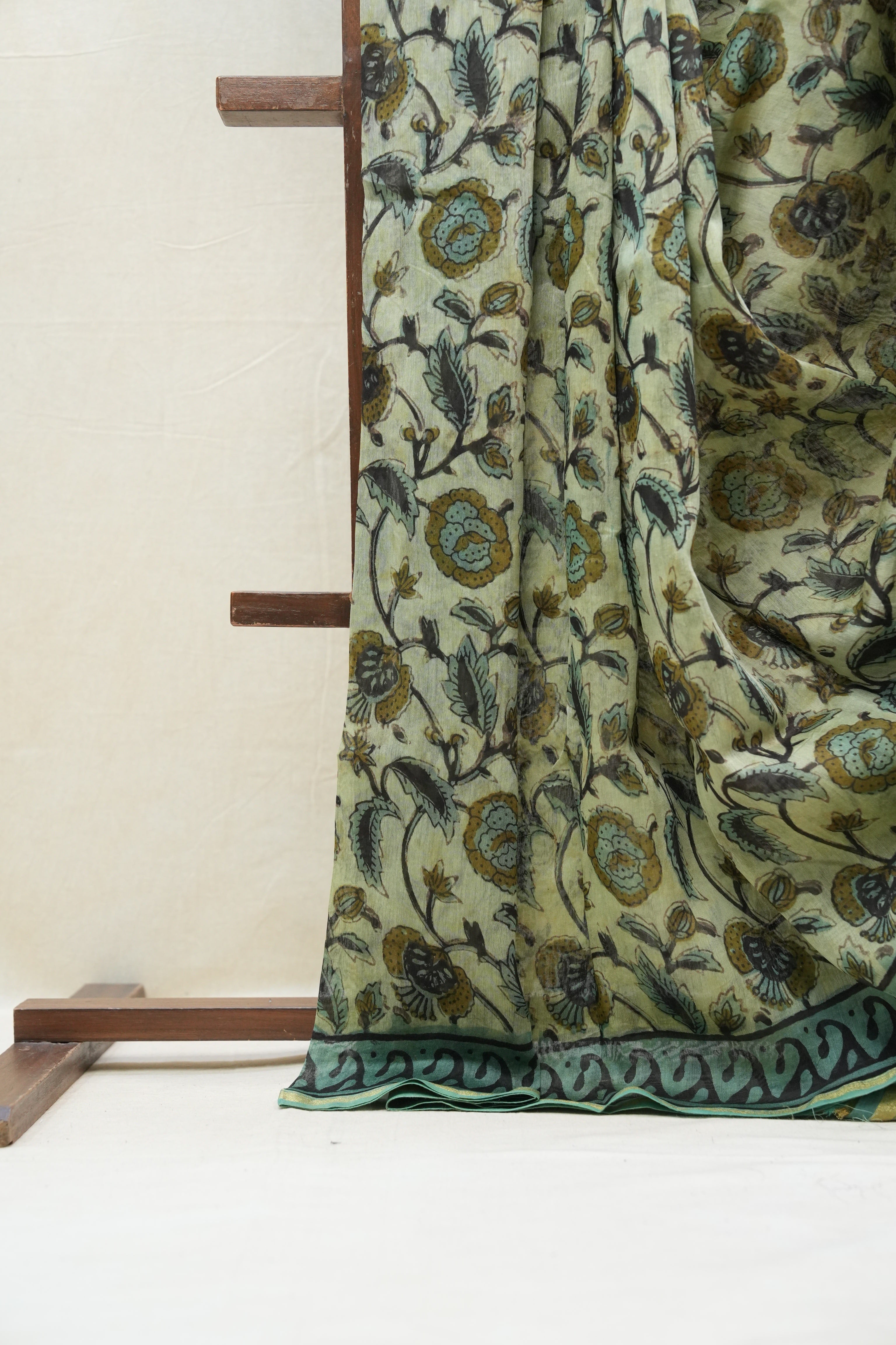 Cream HBP Cotton Silk Saree With Chanderi Border - SRCCSS1219