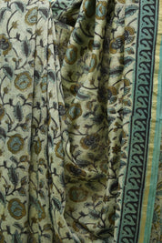 Cream HBP Cotton Silk Saree With Chanderi Border - SRCCSS1219