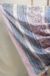 Pink HBP Cotton Silk Saree With Maheshwari Border - SRPCSS1196