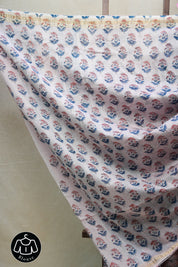 Pink HBP Cotton Silk Saree With Maheshwari Border - SRPCSS1196