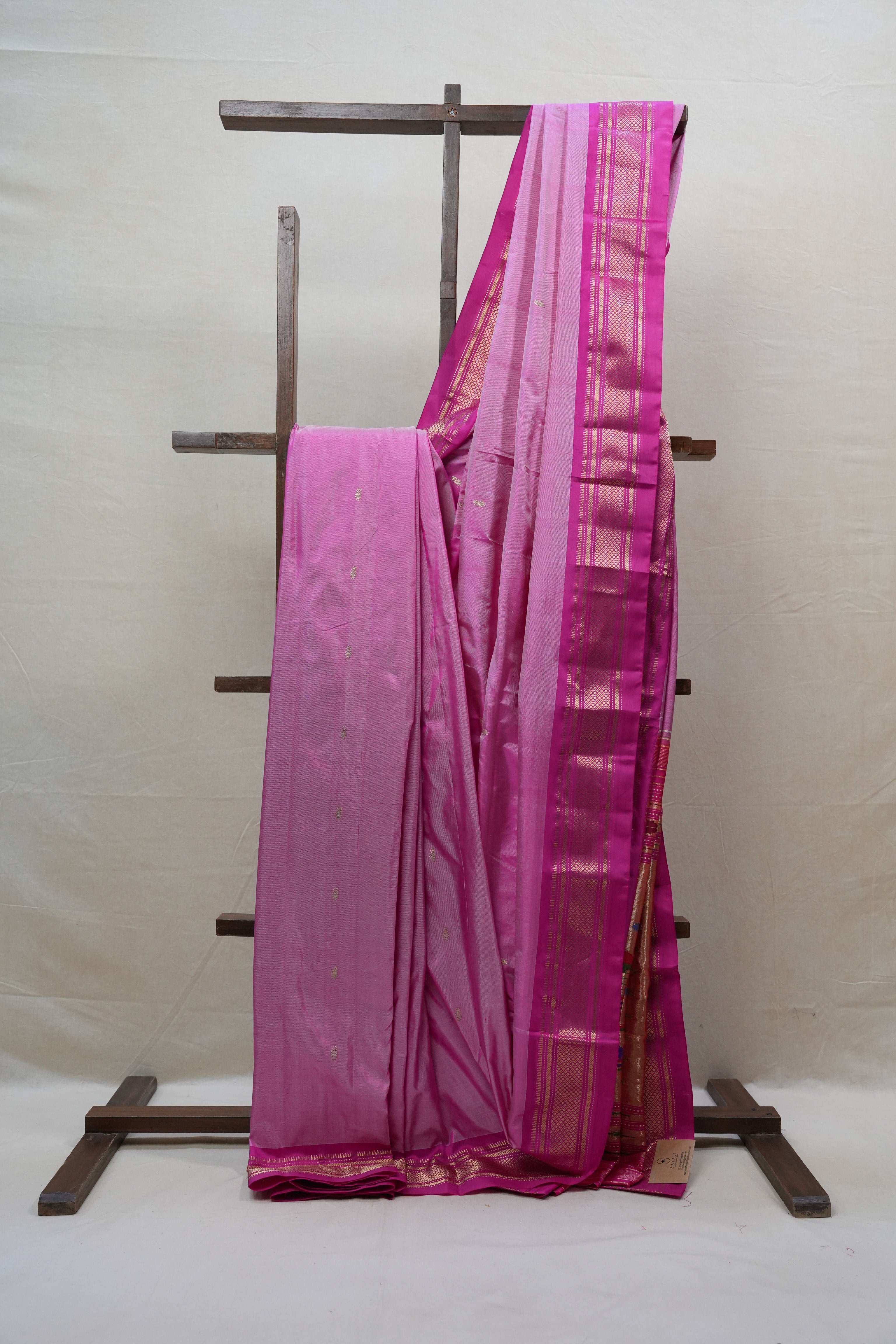 Pink Silk Paithani Saree - SRPSPS685