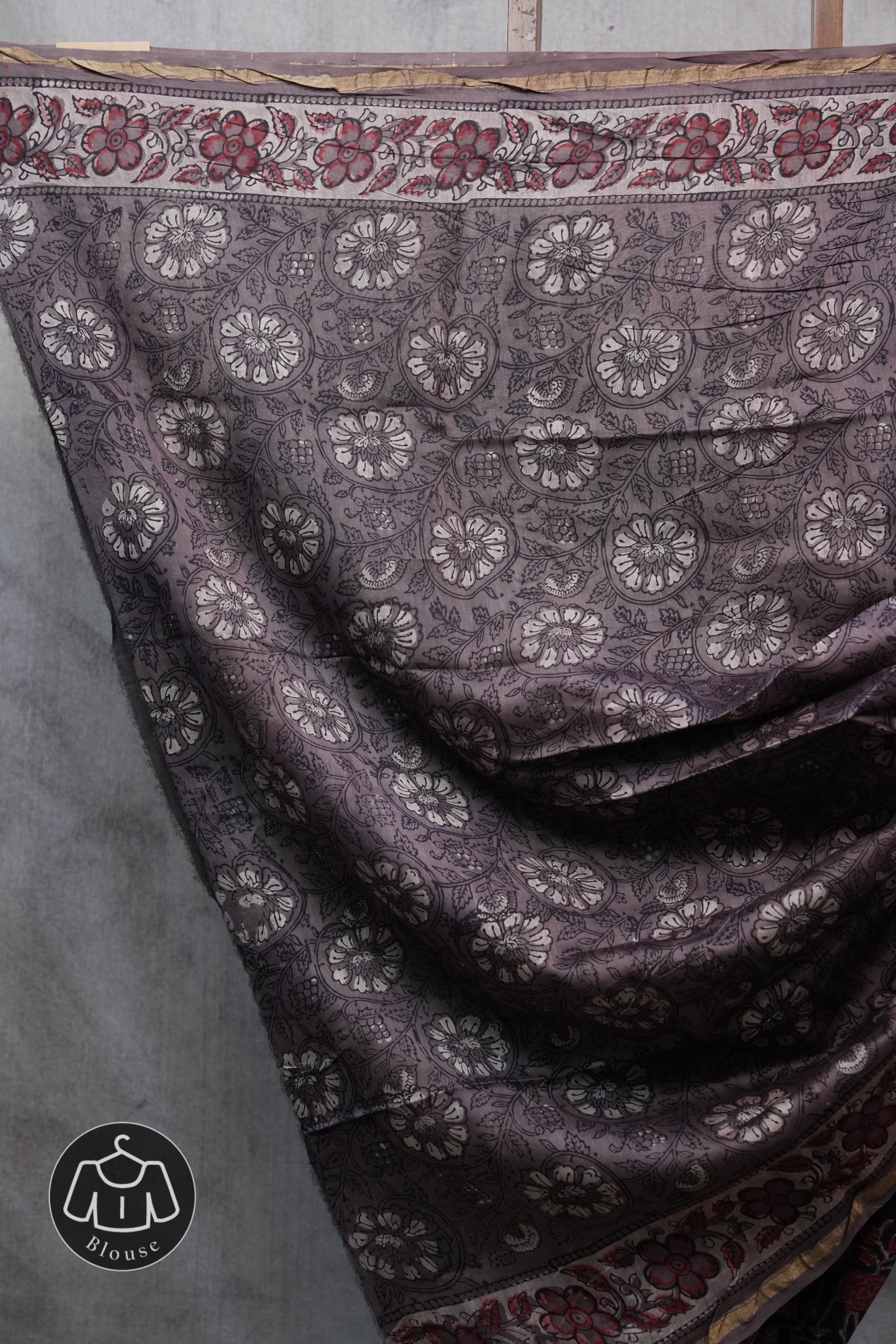 Black HBP Chanderi Cotton Silk Saree With Chanderi Border - SRBCS1103