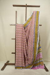 Pink HBP Cotton Saree - SRPCS3746