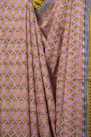 Pink HBP Cotton Saree - SRPCS3746