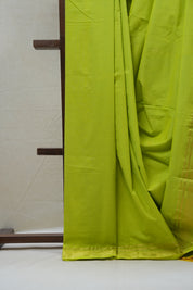 Green Cotton Paithani Saree - SRGCPS565