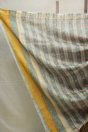 Yellow HBP Cotton Silk Saree With Maheshwari Border - SRYCSS1213