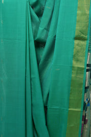 Green Cotton Paithani Saree - SRGCPS570