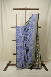 Blue HBP Cotton Saree - SRBCS3583