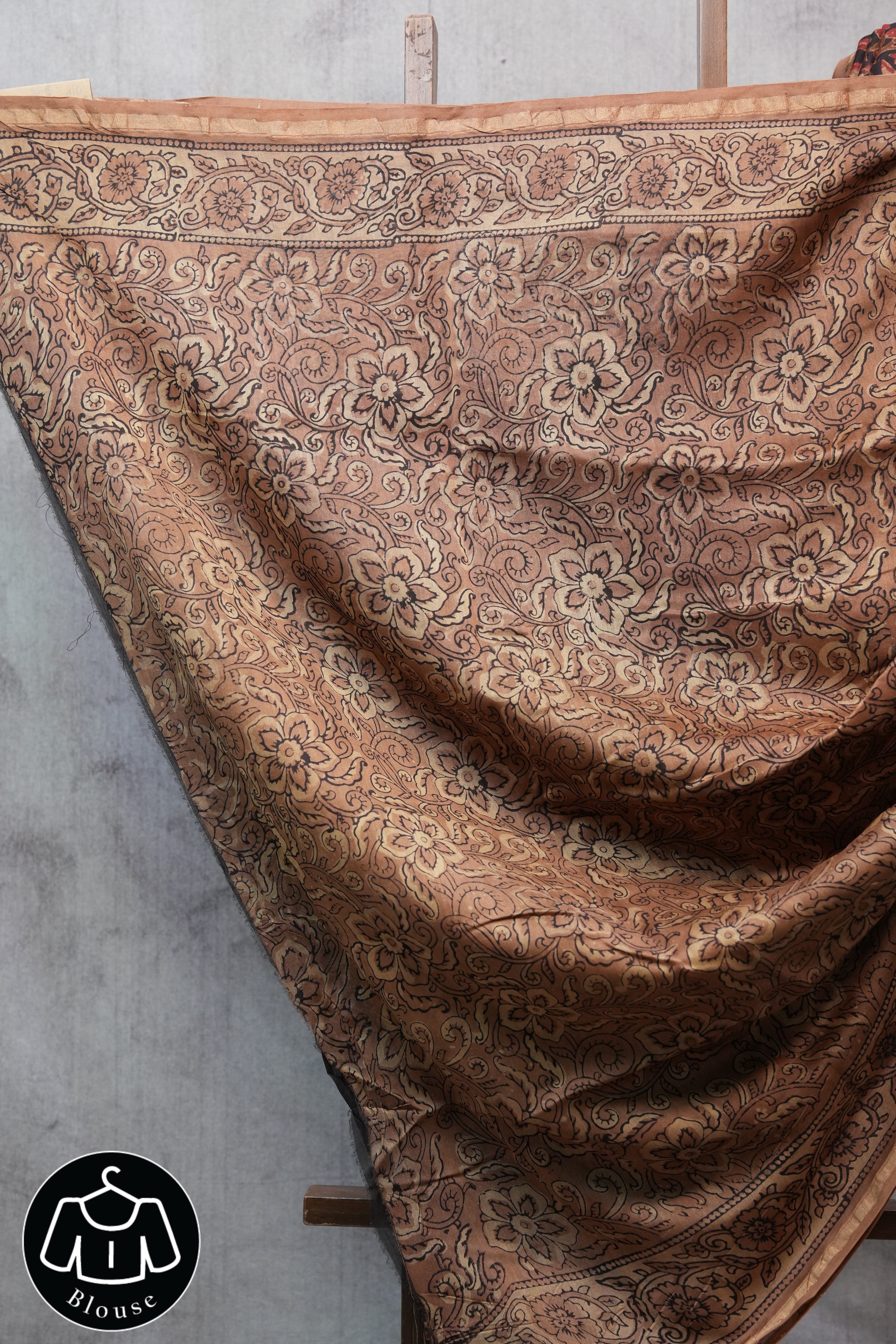 Black HBP Chanderi Cotton Silk Saree With Chanderi Border - SRBCS1129