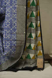 Blue HBP Cotton Saree - SRBCS3583