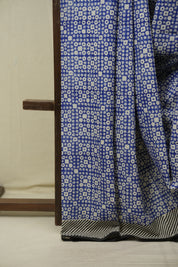 Blue HBP Cotton Saree - SRBCS3583