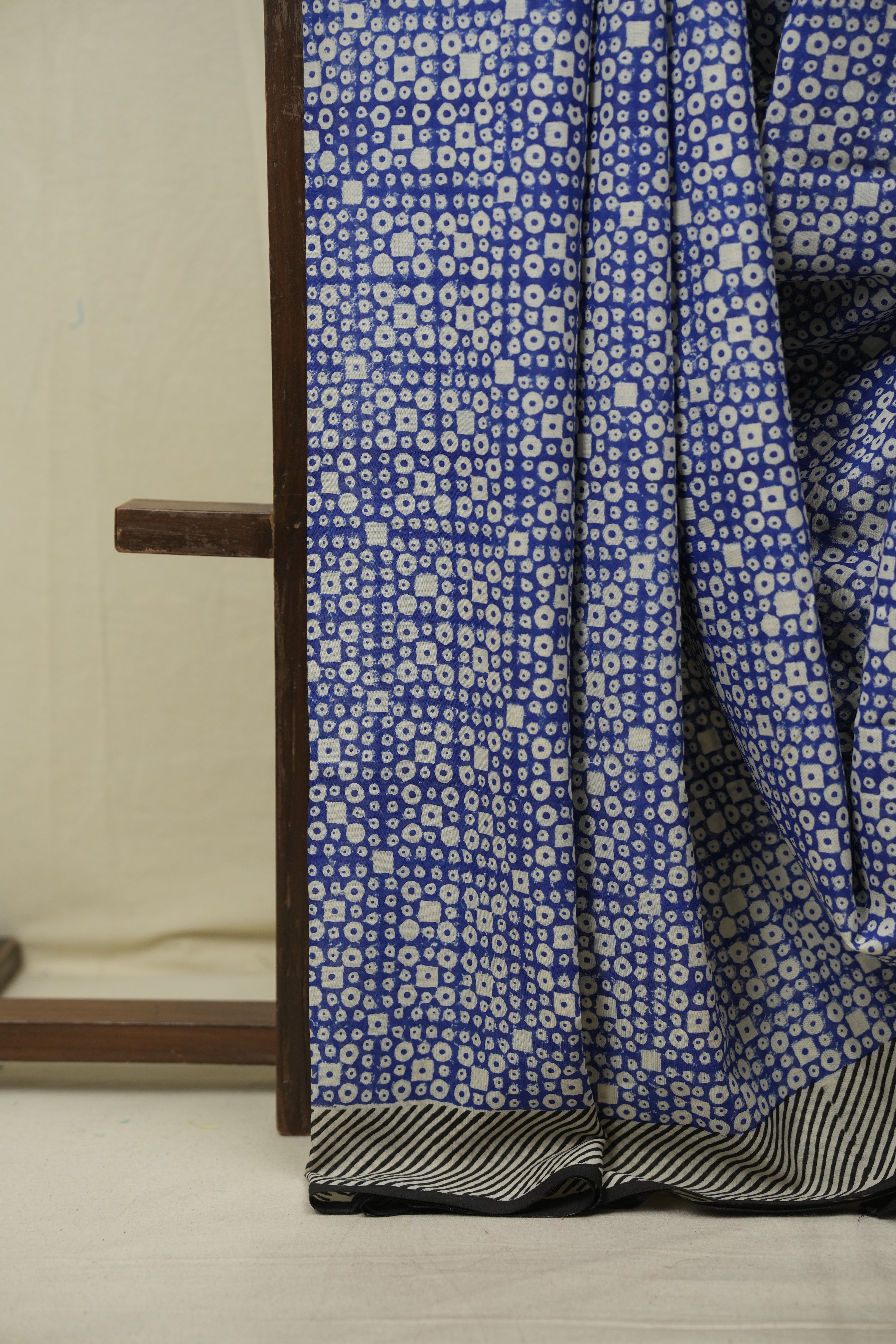 Blue HBP Cotton Saree - SRBCS3583