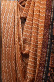 Brown HBP Chanderi Cotton Silk Saree With Chanderi Border - SRBCS1108