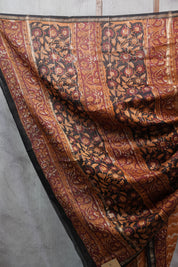 Brown HBP Chanderi Cotton Silk Saree With Chanderi Border - SRBCS1108