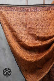 Brown HBP Chanderi Cotton Silk Saree With Chanderi Border - SRBCS1108