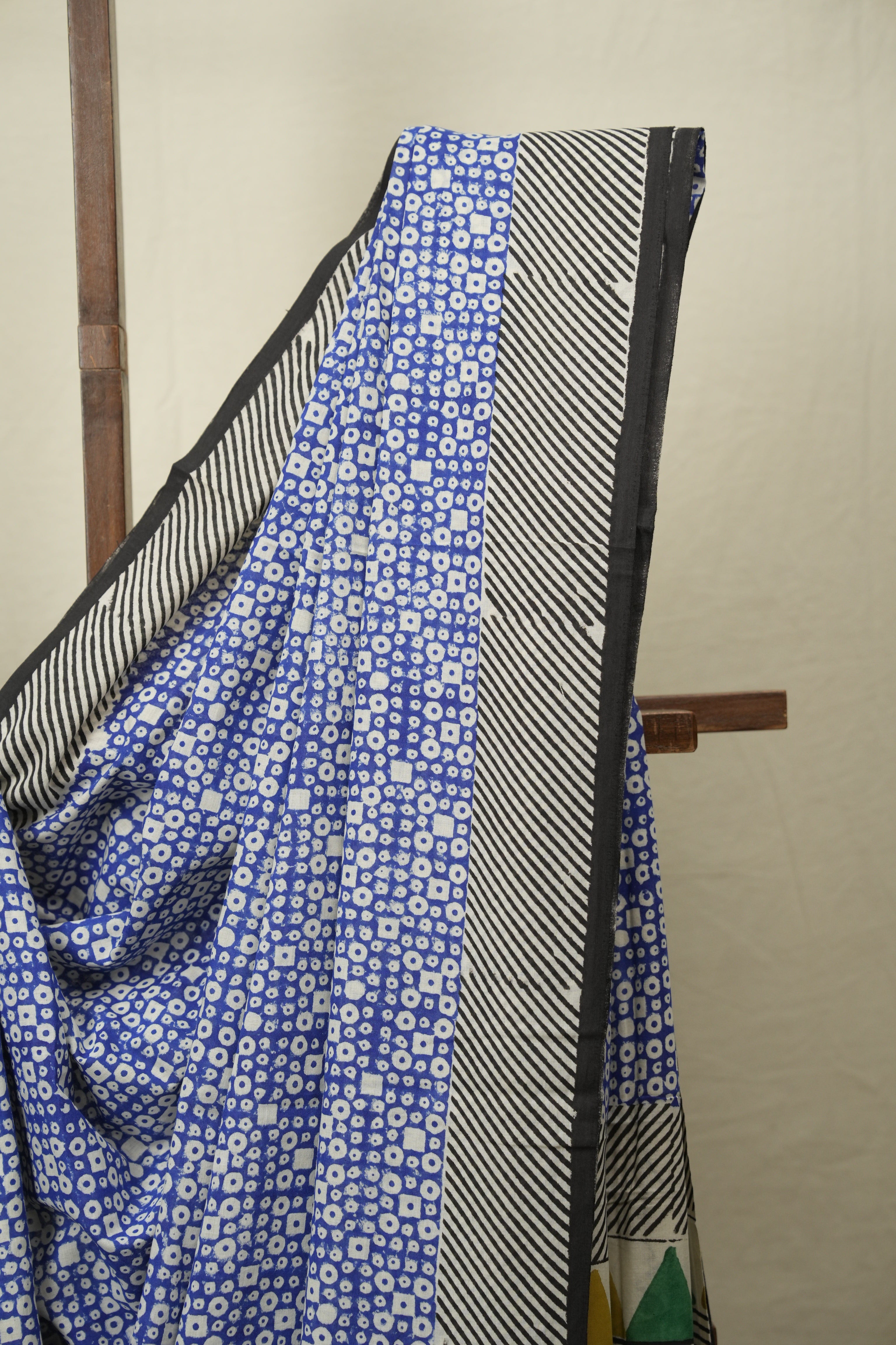 Blue HBP Cotton Saree - SRBCS3583