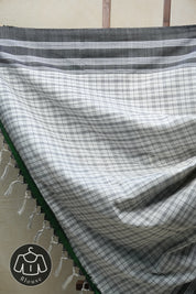 White Cotton Ilkal Saree  - SRWCIS589