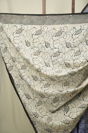 Blue HBP Cotton Saree - SRBCS3583