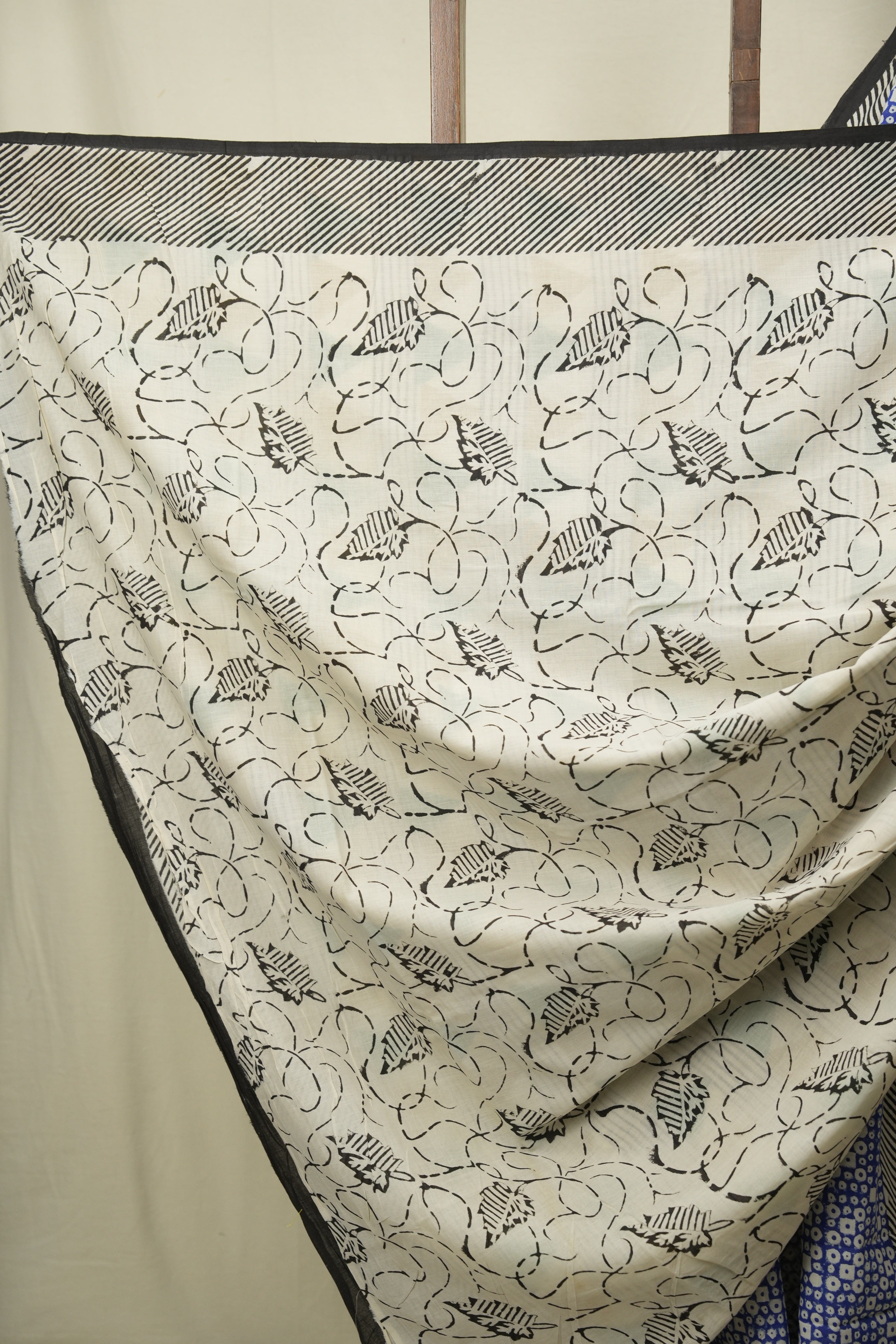 Blue HBP Cotton Saree - SRBCS3583