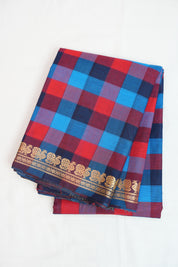 Multi-Color Kanchi Cotton Saree-SRMCKCS724