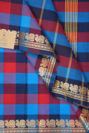 Multi-Color Kanchi Cotton Saree-SRMCKCS724