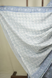 Grey HBP Cotton Saree - SRGCS3714