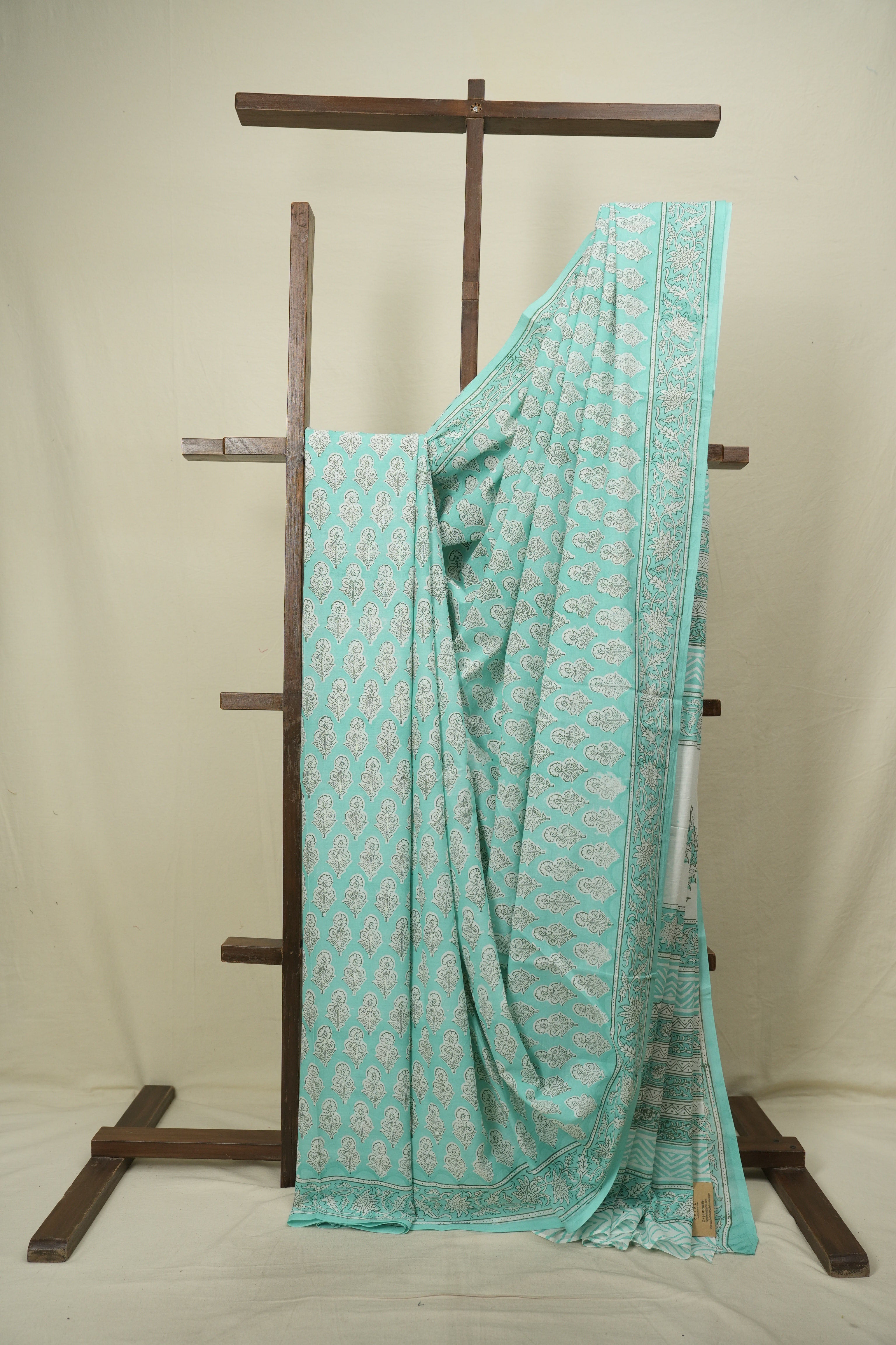 Aqua HBP Cotton Saree - SRACS3715