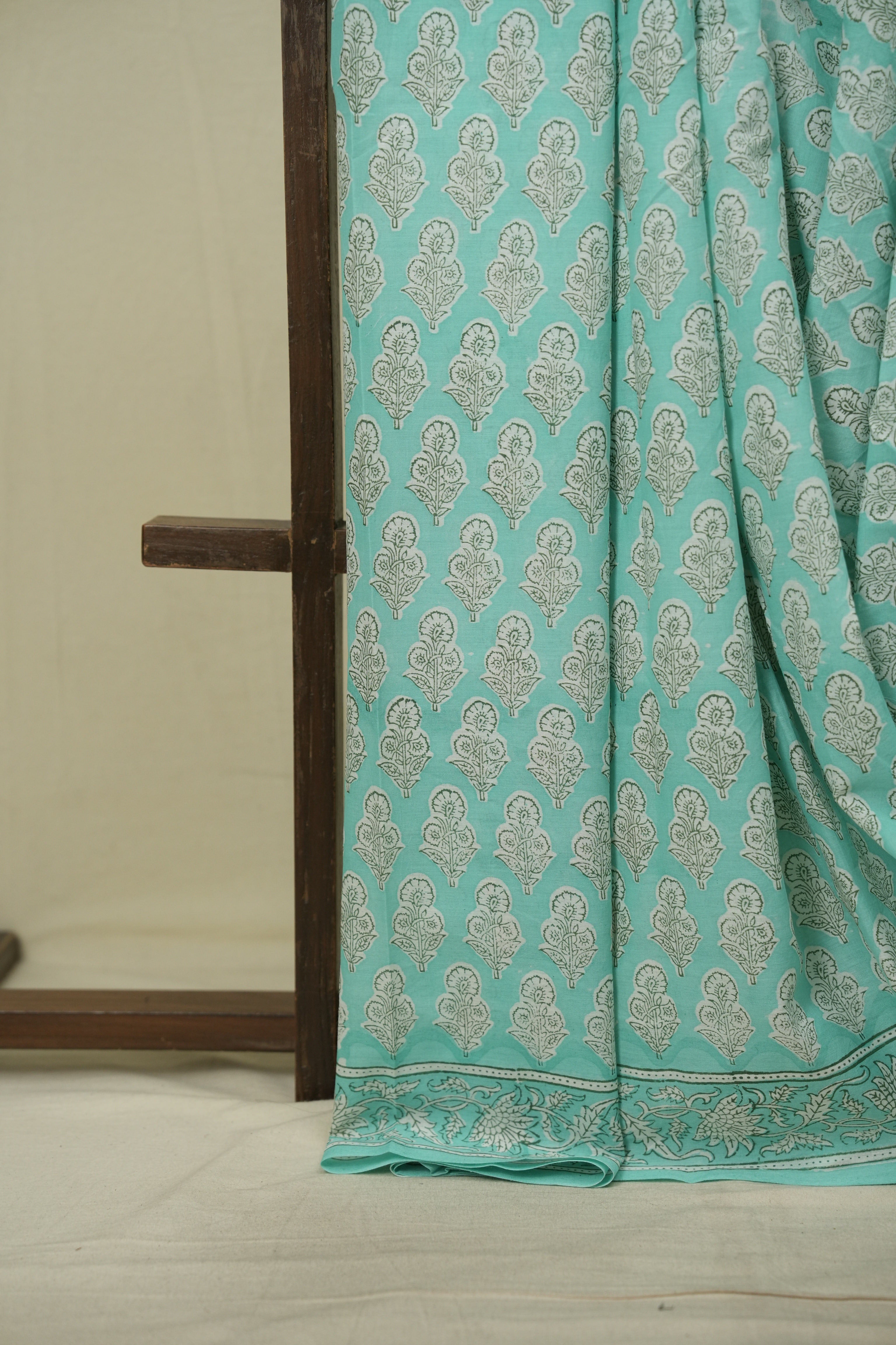 Aqua HBP Cotton Saree - SRACS3715