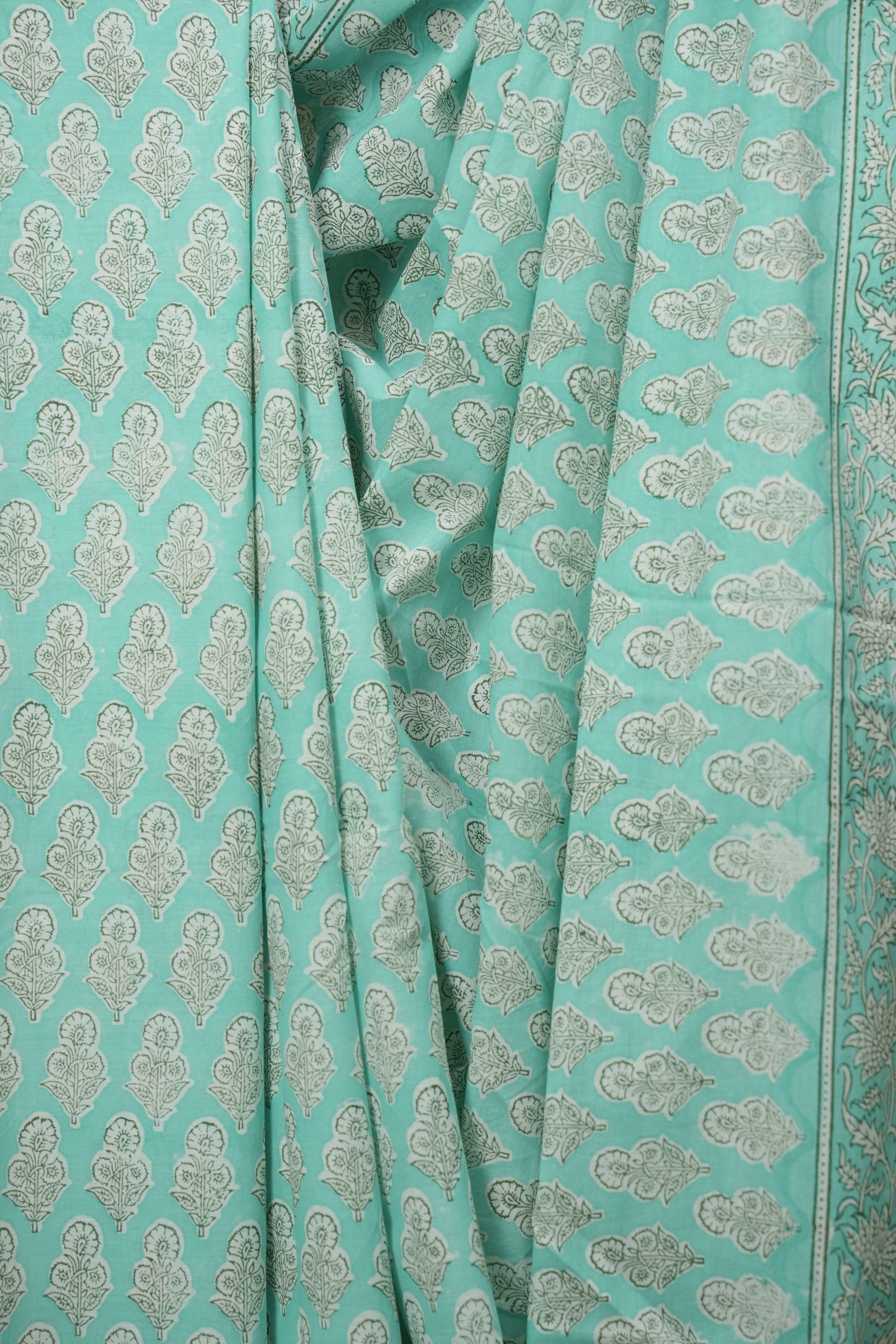 Aqua HBP Cotton Saree - SRACS3715