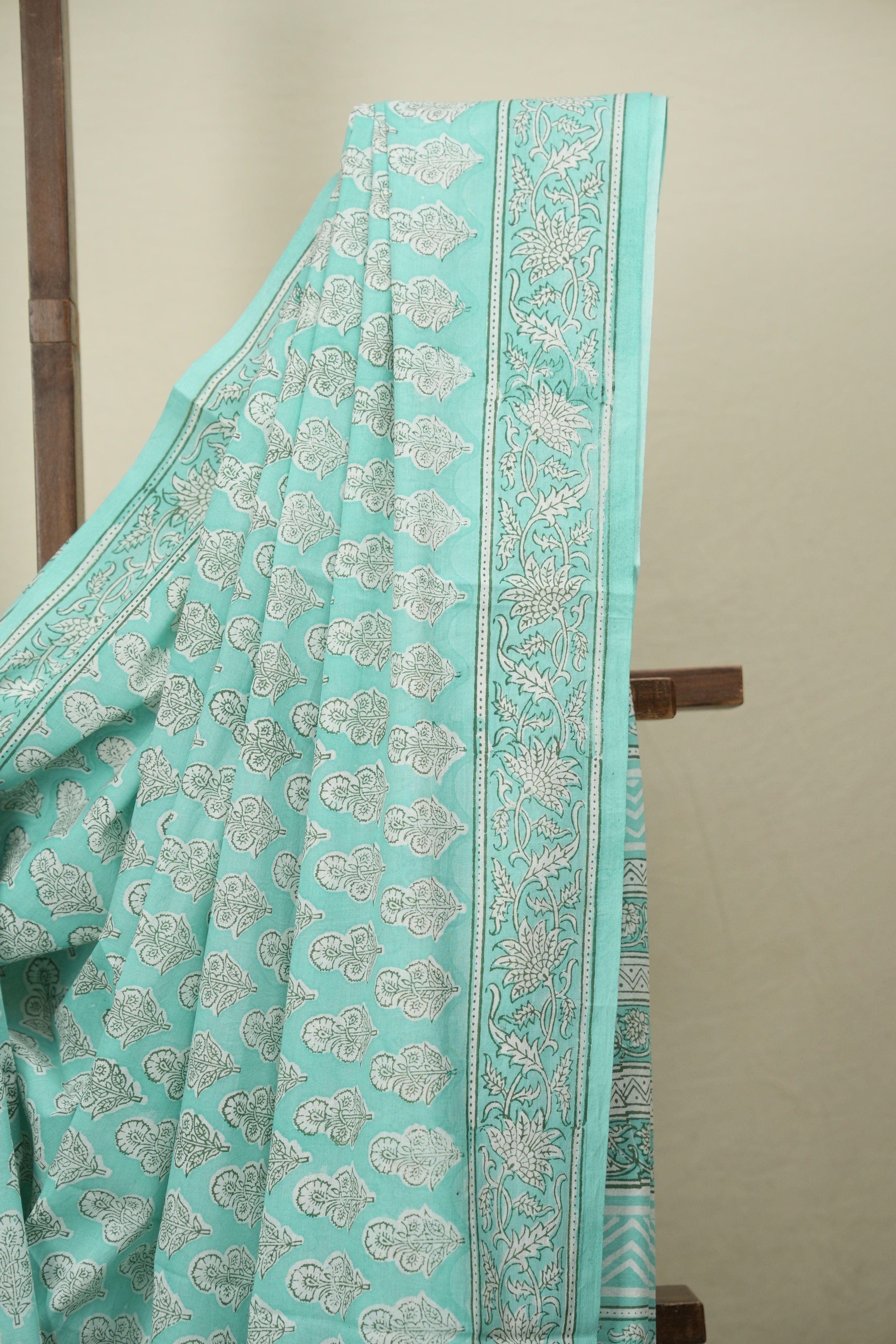 Aqua HBP Cotton Saree - SRACS3715