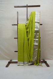Green Maheshwari Saree - SRGMS535