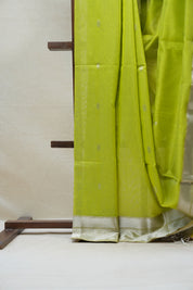 Green Maheshwari Saree - SRGMS535